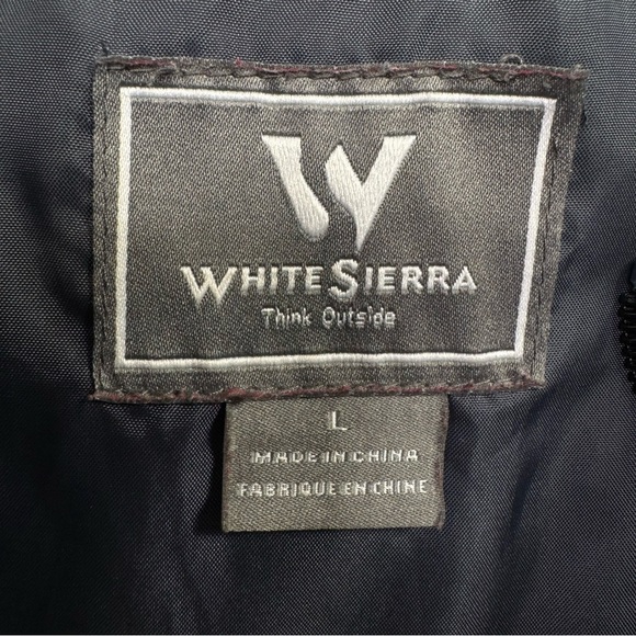 White Sierra Black Insulated Snow Bib Overalls Ski Winter L Gorpcore Outdoor - Picture 12 of 16